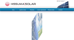 Desktop Screenshot of hissuma-solar.com.ar